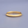 yellow gold band ring